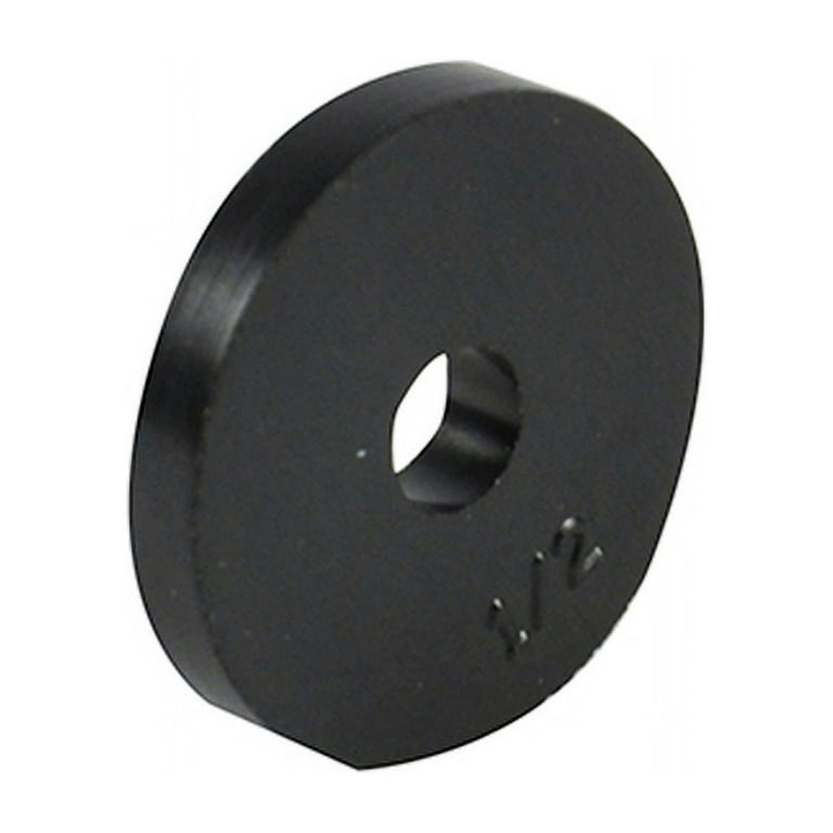 Danco 88577 Flat, Flexible Faucet Washer, 1/2 in, Rubber, Black