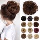 thumbnail image 1 of Benehair Moño desordenado pieza de pelo Scrunchy Updo piezas de pelo para mujeres esponjoso y ondulado moño Scrunchies Donut postizo moños sintéticos con banda de goma elástica mezcla castaño claro ma, 1 of 5
