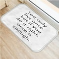 thumbnail image 5 of Creative Letter Doormat Welcome Home Entrance Floor Rug Non-slip Doormat Kitchen Bathroom Mat Outdoor Mat, 5 of 6