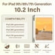 thumbnail image 2 of Funda con teclado BQDIYOO para iPad 9ª, 8ª y 7ª generación de 10,2 pulgadas, color crema, 2 of 8