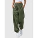 thumbnail image 4 of Pantalones Deportivos Holgados de Cintura Alta para Mujer, para Correr, Deportivos, de Entrenamiento, con Bolsillos Verde XL, 4 of 8