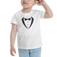 thumbnail image 3 of Tuxedo Cute Toddler T-Shirts for Boys Girls (White, Youth XL), 3 of 5