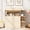 Oak-2 Drawers, variant on Linor Baby Changing Table Dresser with 3 Drawers and 3 Storage Shelves, Can be Used as a Baby Dresser with Changing Table Top, a Baby Changing Station, a Wood Diaper Changing Station (White)