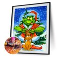 thumbnail image 3 of Cuadros Decorativos 5D DIY dibujos animados muñeca verde diamante pintura completo taladro redondo decoración de Navidad JShteea  Nuevos Originales, 3 of 9