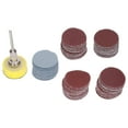thumbnail image 2 of Fast Change Disc Set, Alumina+Stainless Steel Stearic Acid Coating 1in Sanding Discs Kit 100Pcs 1/8in Shank  For Polishing For Furniture, 2 of 8
