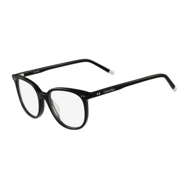 Calvin Klein CK-5939-001 Black Round Women's Plastic Eyeglasses -  