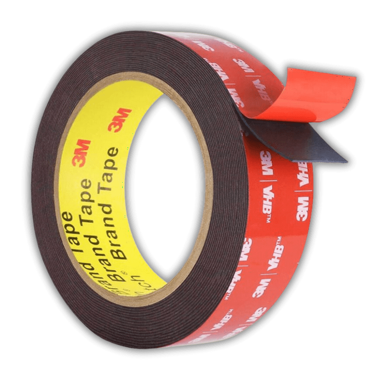 3M 5925 VHB Dual Sided Tape (20ft Length, 0.94in Width), 2-Pack, Mounting  Acrylic Foam Tape, (Red) 