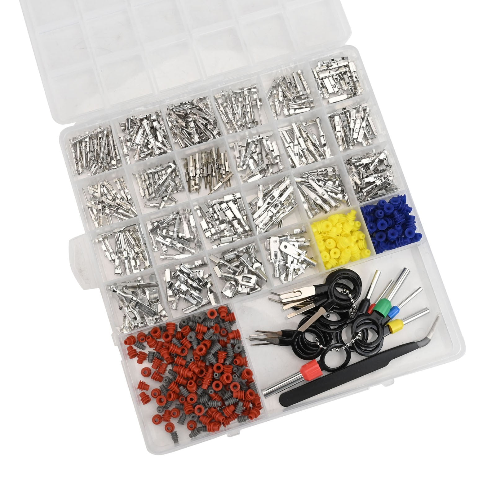 660Pc Pin Connector Car Electrical Wire Terminal 1/1.5/1.8/2.2/2.8/3.5/4.8/6.3