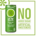 thumbnail image 3 of IZZE Sparkling Juice, Apple, No Added Sugars, No Preservatives, Non-GMO, 8.4 Fl Oz Can (Pack of 24), 3 of 4