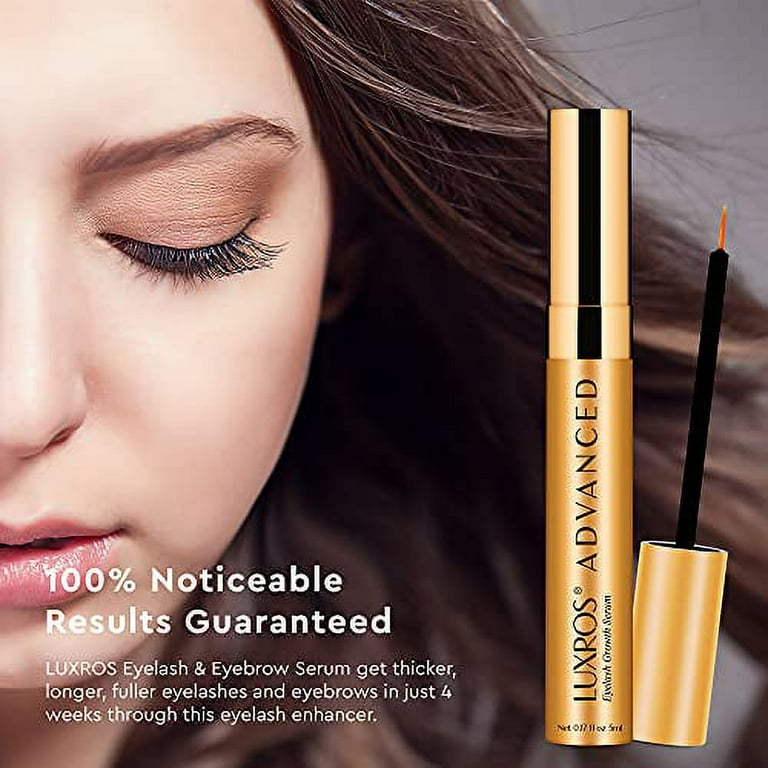 LUXROS Rapid Growth Eyebrow Serum, Thicker Brow Enhancer 5 mL