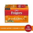 thumbnail image 2 of (72 Count) Folgers Buttery Caramel Artificially Flavored, K-Cup Coffee Pods, 2 of 10