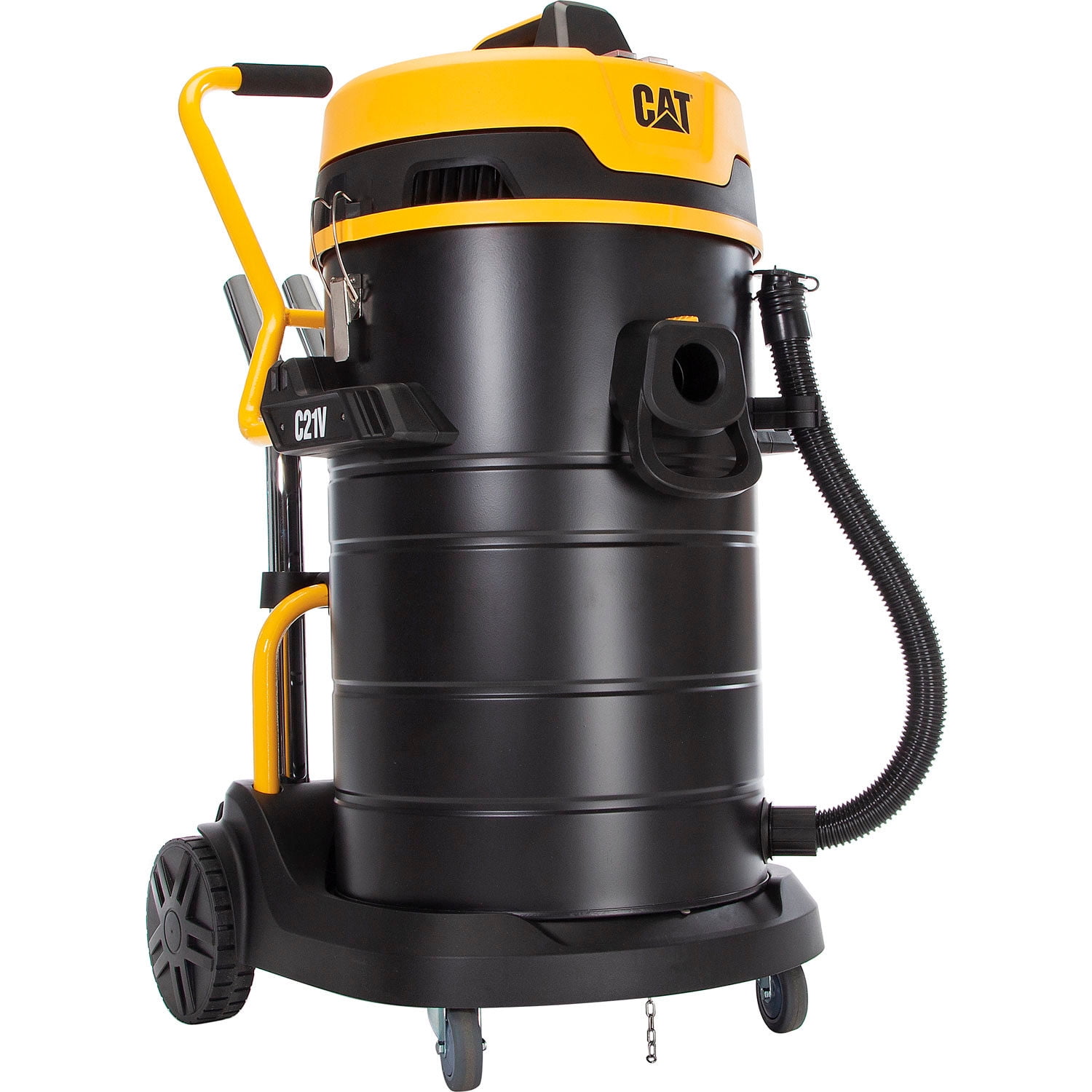 Cat Stainless Steel HEPA Wet/Dry Shop Vacuum, 21 Gallon Cap.