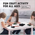thumbnail image 3 of HTOOQ Valentines Day Decoration Scratch Art Paper Crafts Kit Bulk Pack of Scratch Hearts with Magic Rainbow Colors HTOOQ 24 Heart Cards, 24 Scratch Sticks, 24 Ribbons - -, 3 of 7