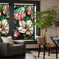thumbnail image 3 of Colorful Retro Floral Privacy Window Film Removable Uv Blocking Heat Insulation Non-adhesive Stained Glass Window Film, 3 of 9