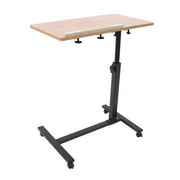 Miumaeov Rolling Laptop Desk 360Rotation Height Adjustable Laptop Table Laptop Cart Laptop Stand for Couch Bed Recliner Chair Standing