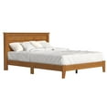 thumbnail image 2 of GALANO Tiena Queen Platform Bed with Headboard – Amber Walnut, 2 of 7
