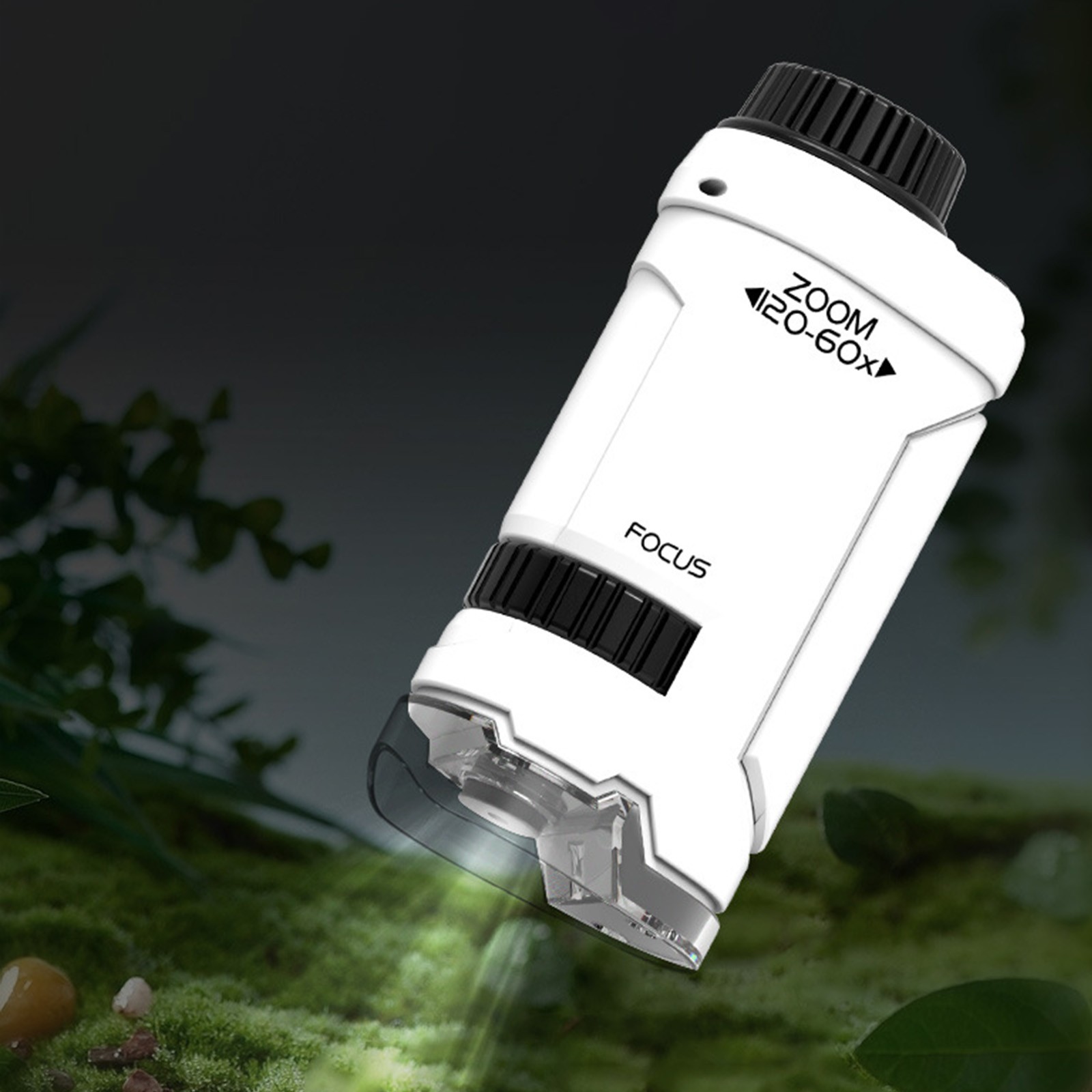 Microscope Pour Enfants Avec écran 2,4" - Portable, Grossissement 500x, Design Lion - Cadeau Scientifique 3-12 Ans