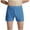 Blue, variant on Fewfanhot Men's Lounge Shorts Solid Color Loose Boxer-Style Mesh Design, Breathable Moisture-Wicking Sleepwear Pants
