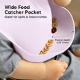 thumbnail image 4 of Recogedor de alimentos Baby Bibs KeaBabies, de silicona, impermeable, paquete de 2, 4 of 9