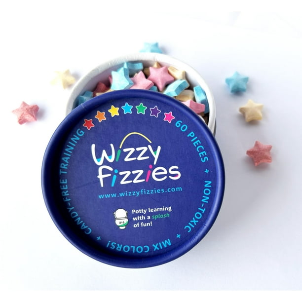 El entrenamiento para ir al baño recompensa las bebidas gaseosas para el inodoro Wizzy Fizzies