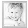 thumbnail image 2 of ArtToFrames 20" x 21" Metro Ice Silver Black Picture Frame, 20x21 inch Silver Wood Poster Frame (WOM-5247),  Pack, 2 of 7