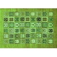 thumbnail image 1 of Ahgly Company Indoor Rectangle Abstract Green Modern Area Rugs, 5' x 8', 1 of 4