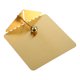 thumbnail image 1 of Servilletero de acero inoxidable para mesa de comedor, dispensador de servilletas plano con brazo con peso, servilletero moderno para cocina, restaurante, estilo rústico dorado, 1 of 7