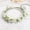 White, variant on Elegant and sweet lady forest style small daisy wreath bridal tiara wedding photography props