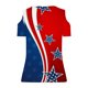 thumbnail image 5 of Fiudx Camisas para Mujer Blusas de Cuello Redondo de Manga Corta con Estampado Informal a La Moda para Mujer, 5 of 5