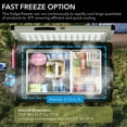 thumbnail image 2 of Whynter 65 Quart Portable Fridge/Freezer, Stainless Steel, 2 of 8