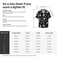 thumbnail image 5 of Susaid Daisies Flowers Print Men's Polo Shirts Button Down Short Sleeve Casual Summer Beach Vintage Shirts for Men-X-Large, 5 of 5
