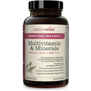 NatureWise Womens Multivitamin with Hair, Skin, & Nails Support  Total-Body Benefits from Collagen, Biotin, Keratin and AstaReal Astaxanthin for Radiant Health & Beauty 60 Count  1 Month Supply