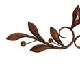 thumbnail image 5 of DecMode Indoor Brown Metal Traditional Floral Wall Decor, 5 of 9
