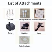 Hydroponics Growing System Kit,1 Level/36 Sites PVC-Pipe Vertical Hydroponic Garden Planting Vegetables and Herbs Growth Cultivation Equipment with Pump,Timer,Planting Basket,Grow Sponges