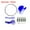 Blue, variant on Uxcell DIY Dream Catcher Kit Making Dream Catcher Supplies Wall Hanging Dream Catcher Kits Style 3 Blue