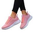 thumbnail image 2 of LIANGP Women's Sandals Ladies Breathable Sneakers Breathable Non Slip Soft Sole Sneakers Mesh Sneakers Tennis Walking Breathable Sneakers Fashion Sneakers Women's Shoes Pink Size 7, 2 of 5