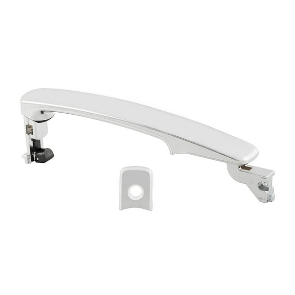 1pc Front Driver Left Side Chrome Exterior Door Handle Compatible With Infiniti/Nissan Without Keyless Entry 03-08 FX35/FX45 03-07 G35 2-Door Coupe 08-13 Rogue 14-15 Rogue Select 03-07 Murano