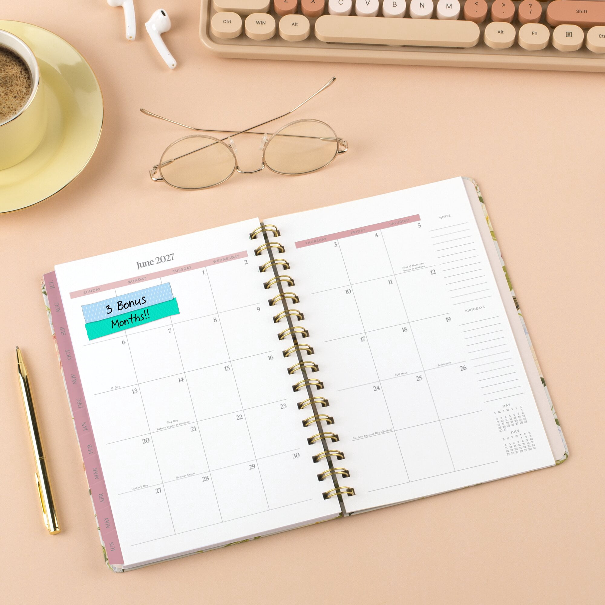 PenPillar for Mead Cambridge Academic 2026-2027 Weekly Monthly Planner