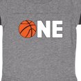 thumbnail image 3 of Inktastic One- Basketball First Birthday Boys or Girls Baby Bodysuit, 3 of 4