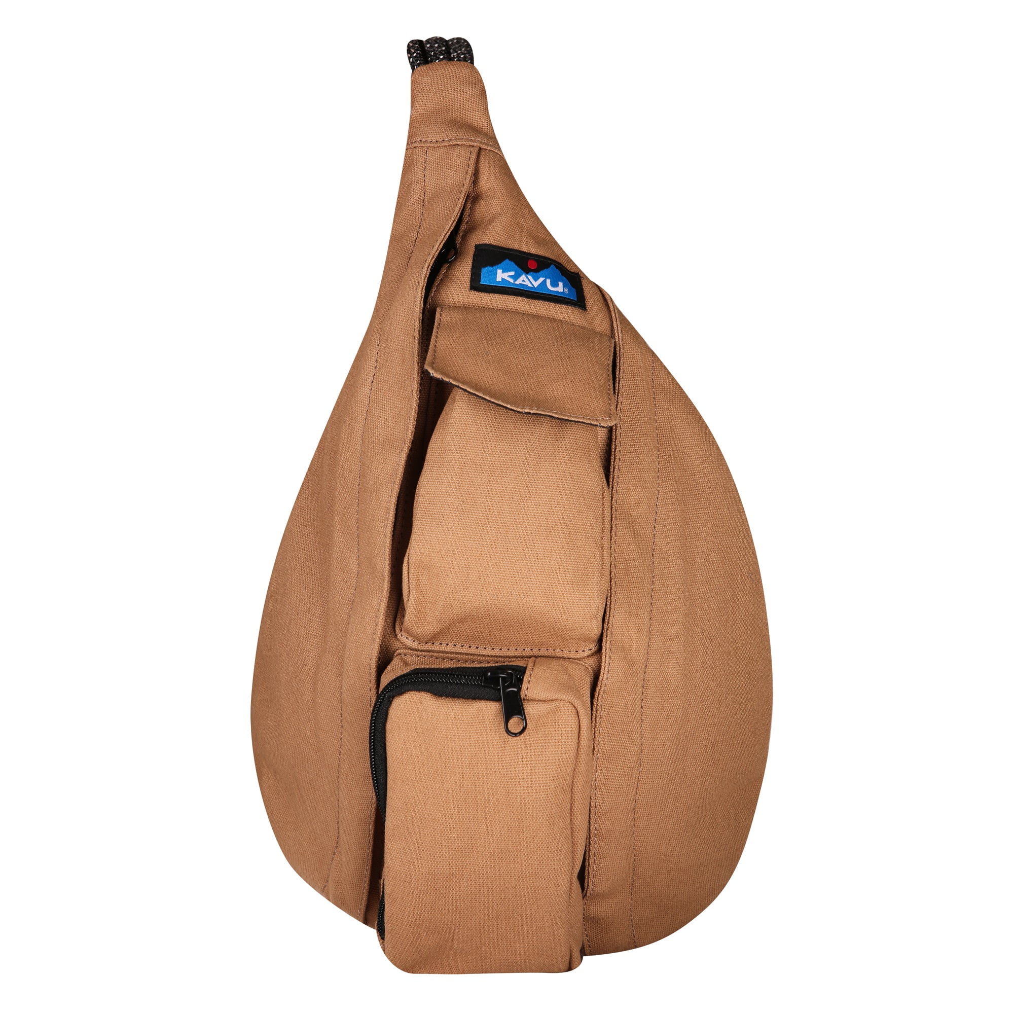 KAVU Mini Rope Bag Cotton Sling -Mahogany Inlay