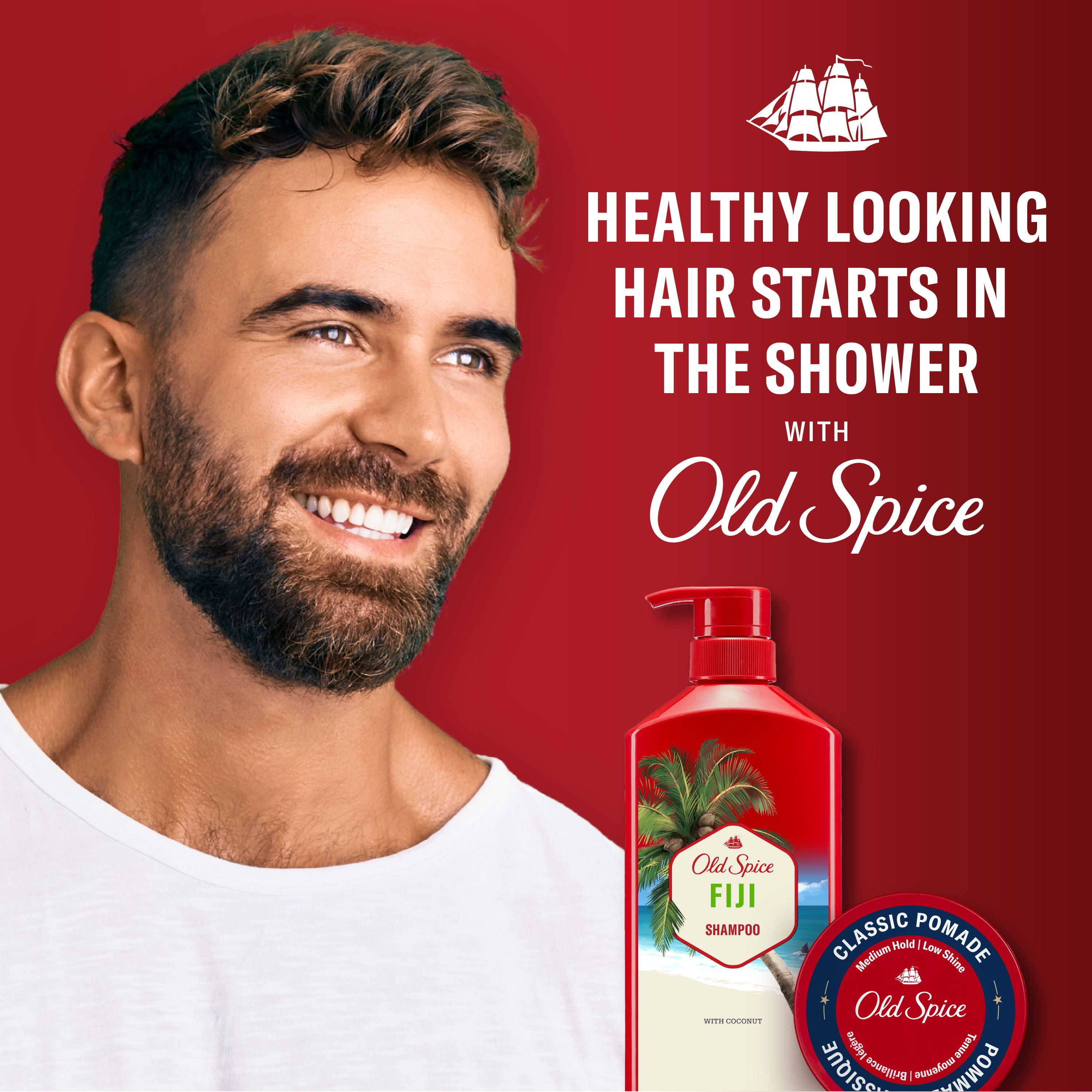 Old Spice Fiji Shampoo for Men, 625 mL