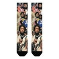 thumbnail image 2 of Rod Wave Compression Socks For Women And Men Support Knee High Socks For Running Hiking Athletic Nursing, 2 of 7