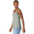 thumbnail image 3 of Women's Relaxed-Fit TriBlend Moisture-Wicking Yoga Tank Top, 4XL New Navy, 3 of 5