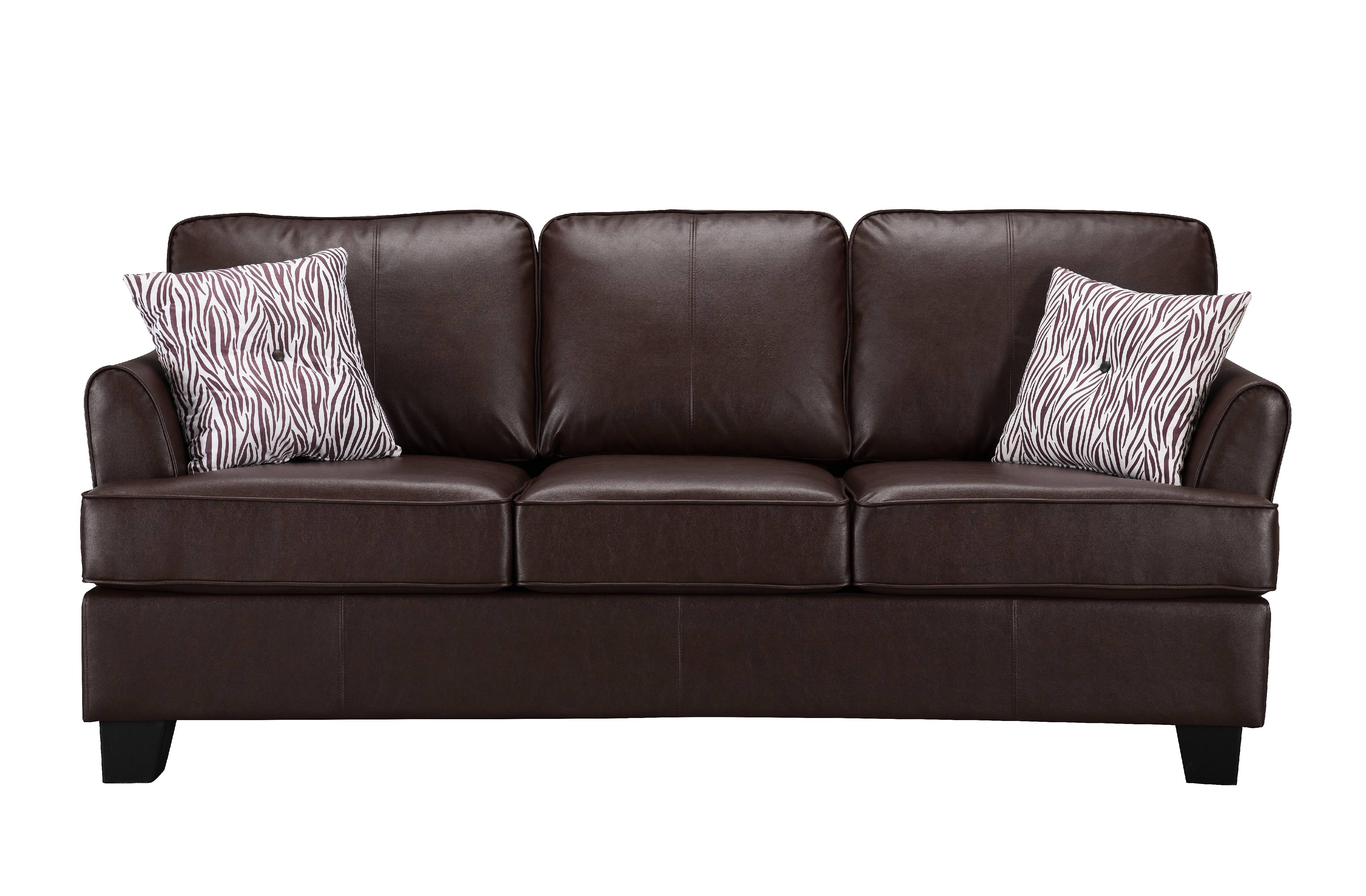 faux leather sleeper sofa queen
