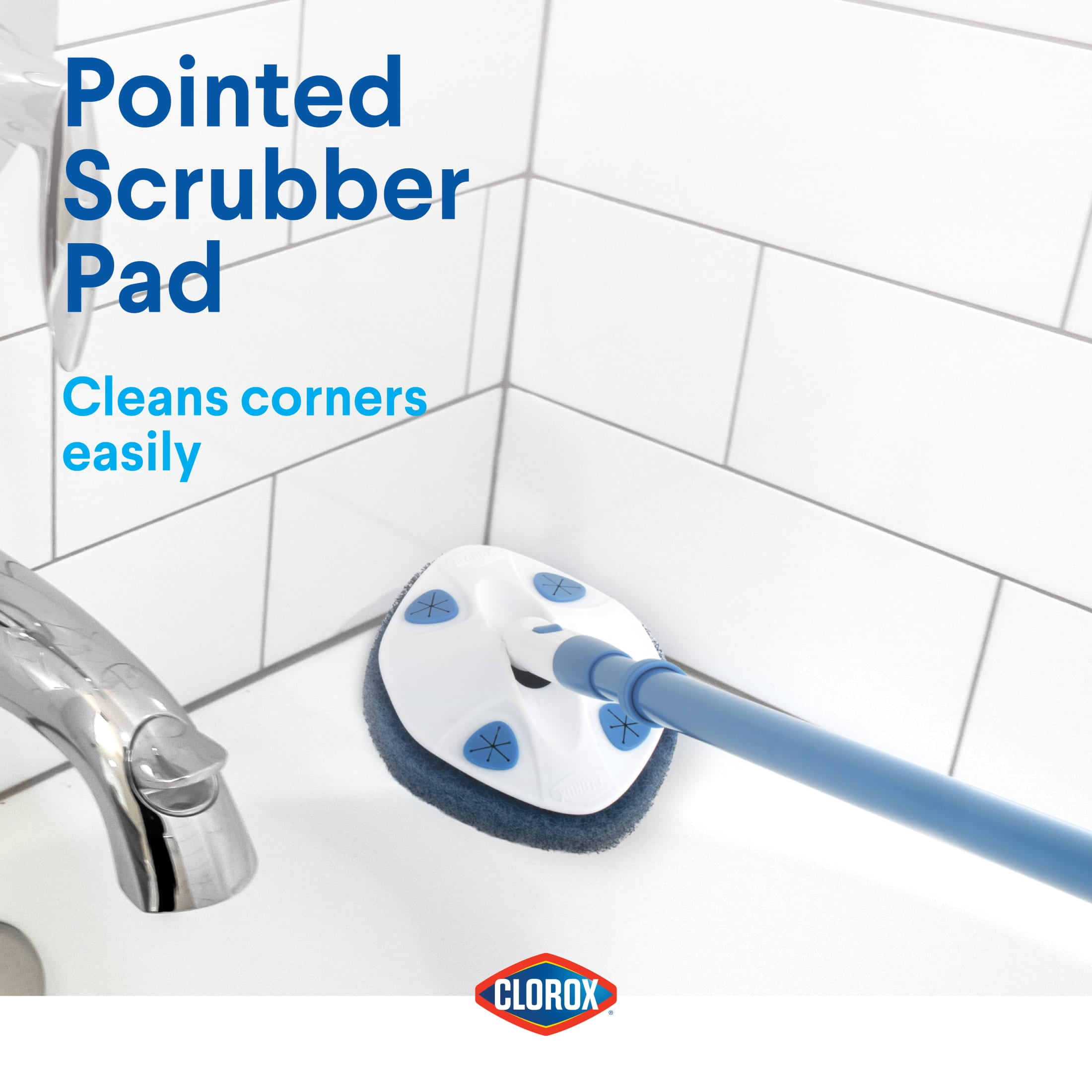 Clorox Extendable Tub And Tile Scrubber 28.5-Inch