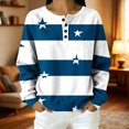 thumbnail image 2 of Cmfcve Cut Star Shirt for Women Oversized Printed Long Sleeve Pullover Sweatshirts Fashion Casual Daily Tops, 2 of 7
