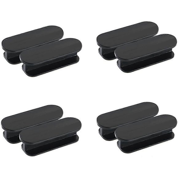 8 Pcs Black Stickers Handles, Door And Window Handles, Sticky Handle, Auxiliary Kitchen Cabinet Frid