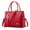 Red, variant on Purses and Handbags for Women Leather Shoulder Tote Bags Large Capacity Top Handle Satchel(Red)