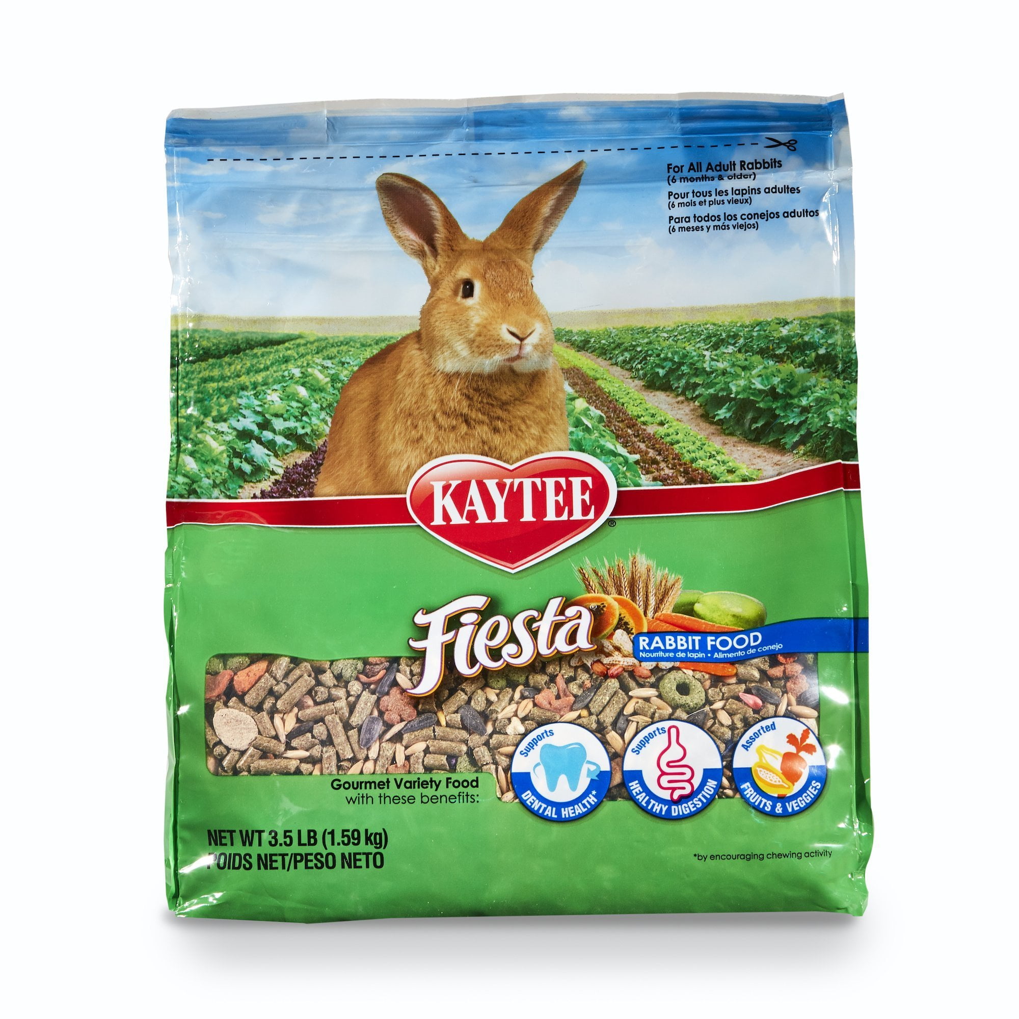 Kaytee Fiesta Rabbit Food 3.5 lb