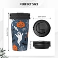 thumbnail image 3 of Yiaed Halloween Print Stainless Steel Coffee Mug -Vacuum Insulated Coffee Tumbler - Leakproof Travel Mugs Insulated for Hot & Cold Drinks, 3 of 8